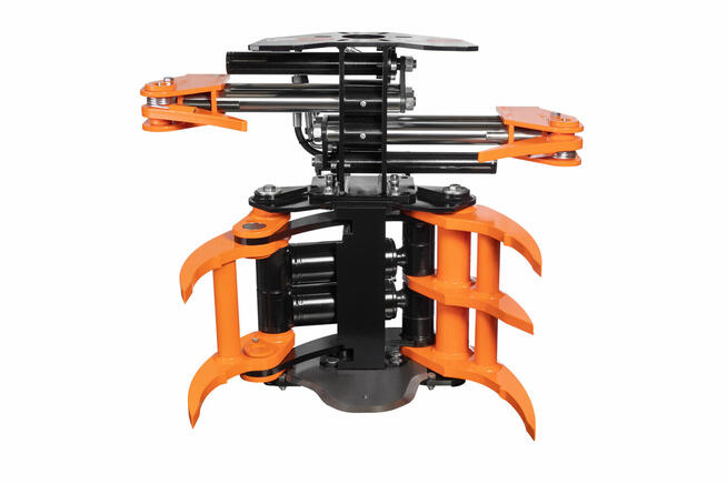 Głowica ścinkowa koparka ładowacz drzewa krzaki Biomasa