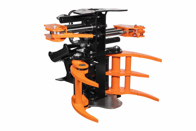 Głowica ścinkowa koparka ładowacz drzewa krzaki Biomasa