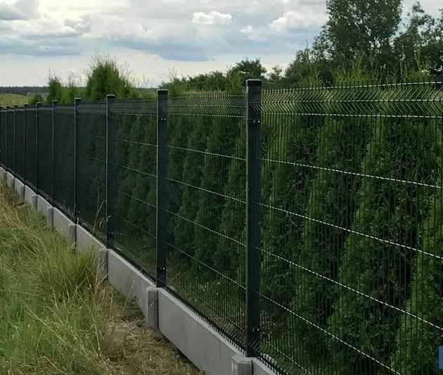 Ogrodzenie panelowe panel ogrodzeniowy podmurówka