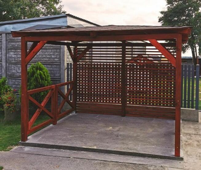 Wiaty, altanki, szopki, płoty drew., wiaty garażowe