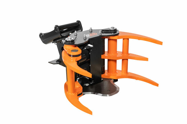 Głowica ścinkowa koparka ładowacz drzewa krzaki Biomasa