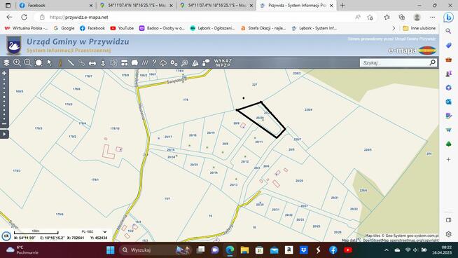 Sprzedam działkę w Trzepowie 3970m2 z warunkami zabudowy