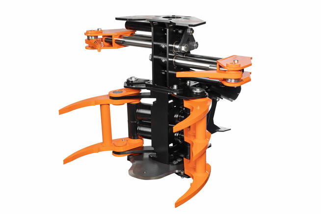 Głowica ścinkowa koparka ładowacz drzewa krzaki Biomasa