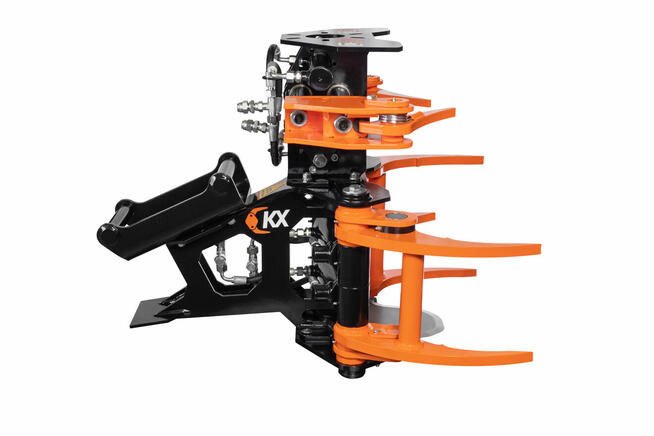 Głowica ścinkowa koparka ładowacz drzewa krzaki Biomasa