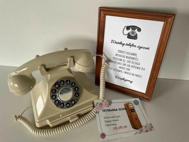 Fotobudka RETRO vintage + Telefon Życzeń Grudziądz Kuj-Pom