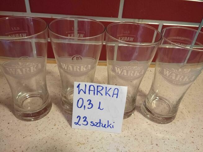 Sprzedam szklanki - kufle - pokale do piwa.