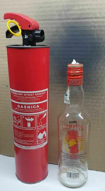 Gaśnica + butelką pożarna dla kolekcjonera