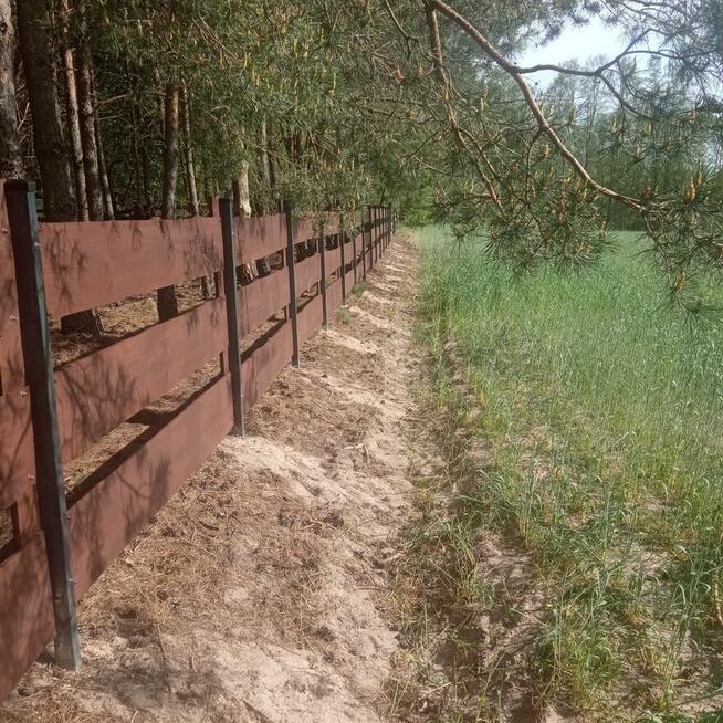 Drewniane ogrodzenie typu RANCZO