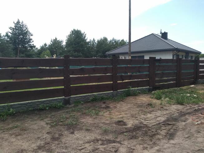 Drewniane ogrodzenie typu RANCZO