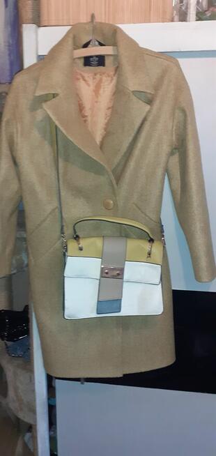 Klasyczny płaszczyk jesienny EuroModa rozmiar38