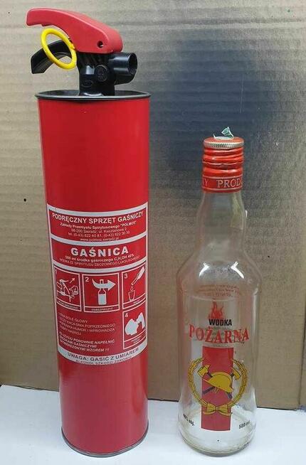 Gaśnica + butelką pożarna dla kolekcjonera