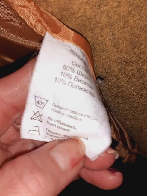 Klasyczny płaszczyk jesienny EuroModa rozmiar38