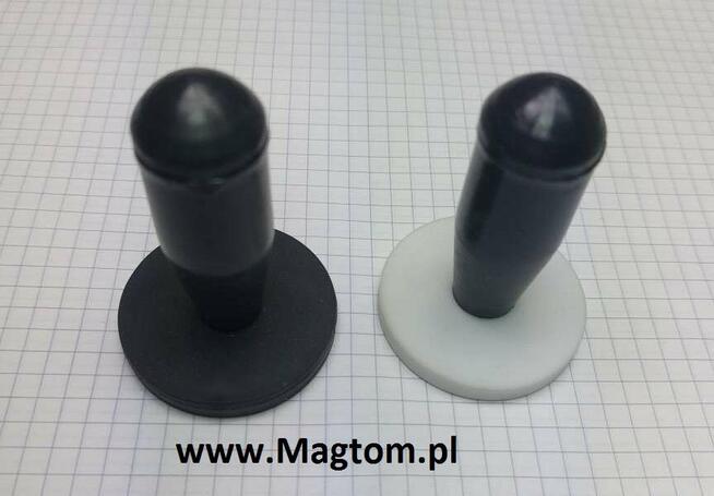 Magnes w gumie do aplikacji folii uchwyt magnes z rączką.