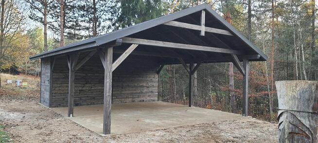 Konstrukcje drewniane altany wiaty pergole garaże