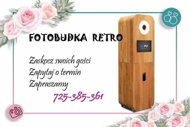 Fotobudka RETRO vintage + Telefon Życzeń Grudziądz Kuj-Pom