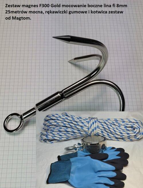 Magnes neodymowy do poszukiwań F300 Gold Magtom