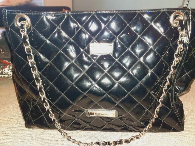 Torebka Joane Norman błyszcząca evo-skora