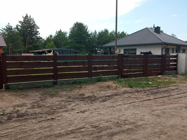 Drewniane ogrodzenie typu RANCZO