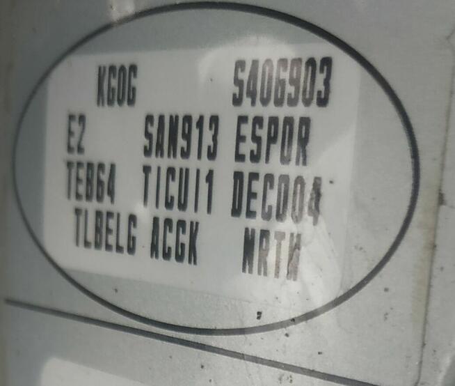 drzwi lewe tylne do Laguny 2 kombi, kolor TEB64