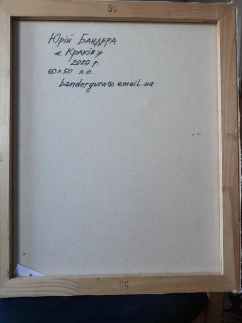 KRAKÓW 60/50 cm oil/pl 20r J.Bender