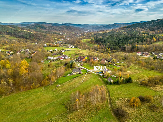 Działka w pobliżu lasu z pozwoleniem na budowę