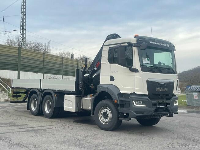 NOWA CIEŻARÓWKA PLATFORMA Z ŻURAWIEM HIAB-138, MAN-33.440