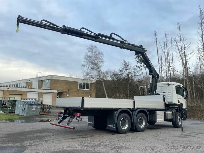 NOWA CIEŻARÓWKA PLATFORMA Z ŻURAWIEM HIAB-138, MAN-33.440