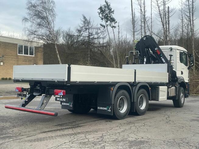 NOWA CIEŻARÓWKA PLATFORMA Z ŻURAWIEM HIAB-138, MAN-33.440