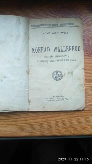 Bardzo stare wydanie Konrada Wallenroda