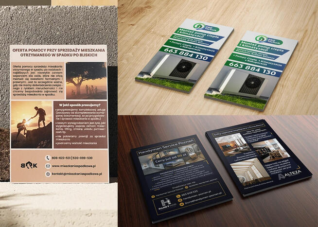 Grafika reklamowa Wrocław - projekt graficzny i druk reklama