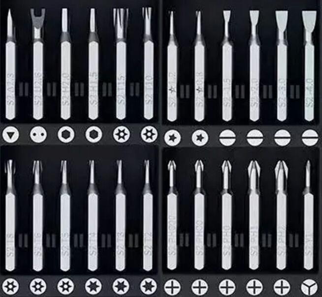 ZESTAW ŚRUBOKRĘTÓW PRECYZYJNYCH WKRĘTAK BITY 25w1 + ETUI