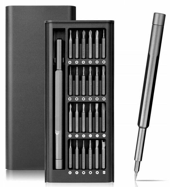 ZESTAW ŚRUBOKRĘTÓW PRECYZYJNYCH WKRĘTAK BITY 25w1 + ETUI