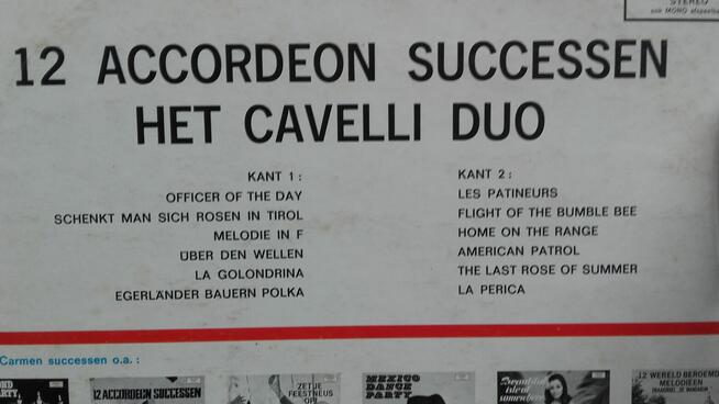 Muzyka akordeonowa, winyl ok.1975 r.