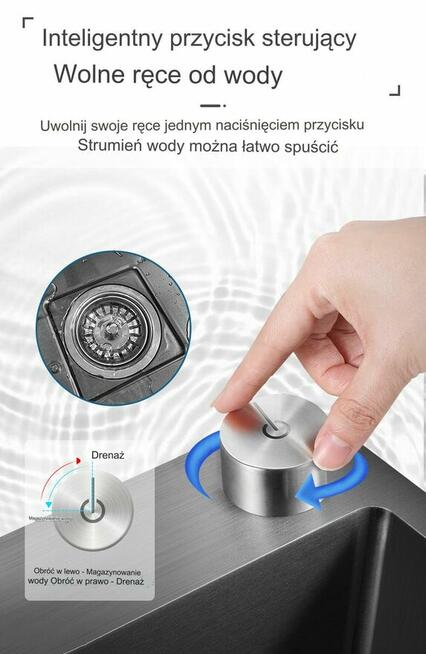 Zlewozmywak kuchenny. 80cm x 50 cm