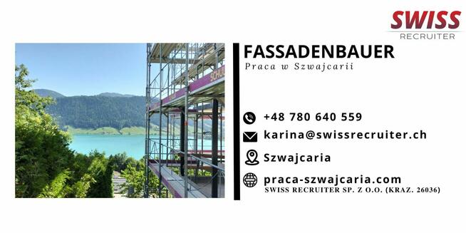MONTER FASAD - Praca w Szwajcarii!