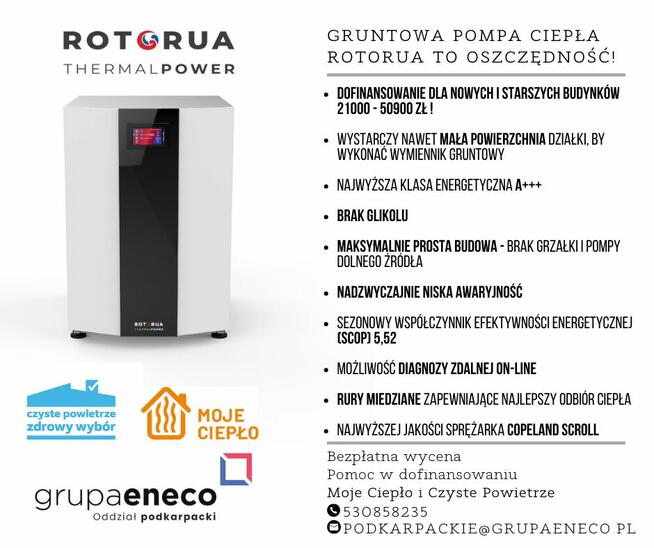 Gruntowe powietrzne pompy ciepła, instalacje CO, rekuperacja