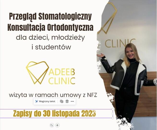 Badania Stomatologne Adeeb Clinic Dąbrowa Górnicza