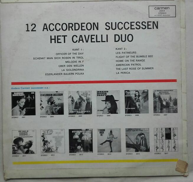 Muzyka akordeonowa, winyl ok.1975 r.