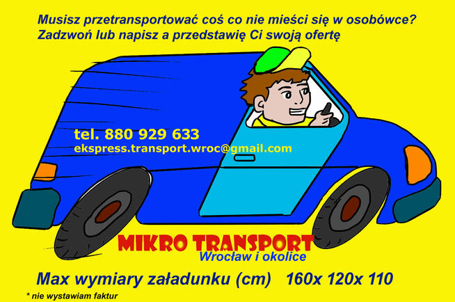 Mikro transport/kurier na CITO