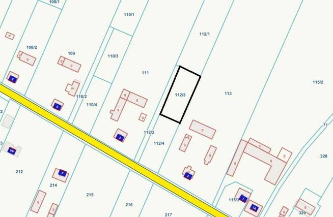 Działka budowlana 1144 m², Januszówka, gmina Spiczyn