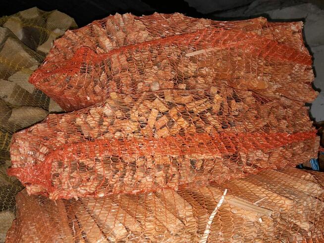 Drewno kominkowe opałowe rozpałka dąb buk modrzew brzoza