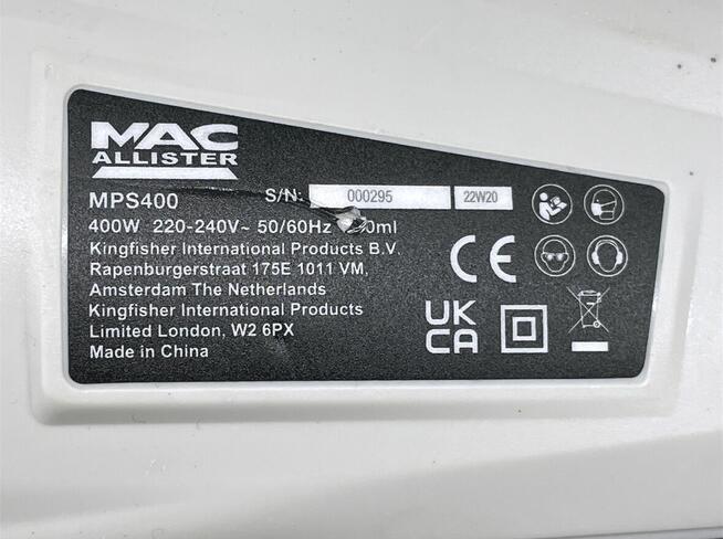 Pistolet malarski MacAllister HVLP 400 W