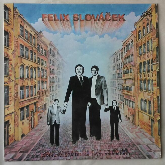 Felix Slovacek saksofon i Ladislav Staidl z orkiestrą