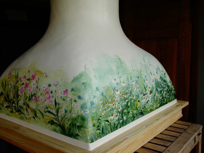 Okap Kuchenny Wyspowy + pochłaniacz okap kominowy