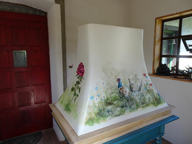 Okap Kuchenny Wyspowy + pochłaniacz okap kominowy