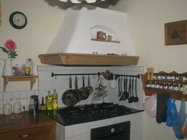 Okap kuchenny narożny ( okap narożnikowy ) nad kuchenka