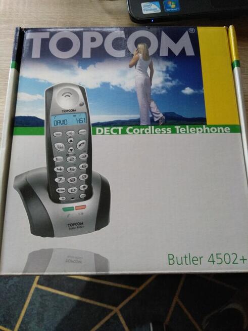 Telefon stacjonarny bezprzewodowy Topcom