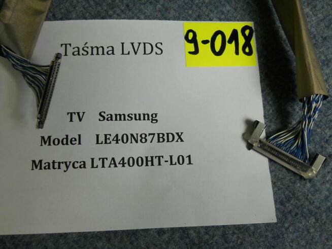 Taśma LVDS z TV - Samsung LE40N87 BDX 9-018