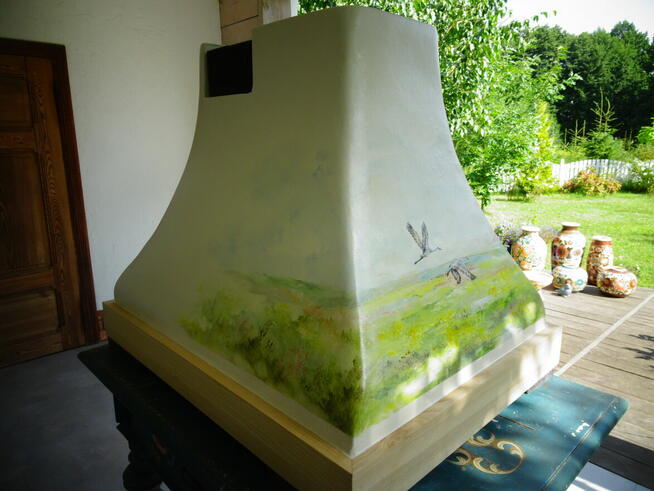 Okap Kuchenny Wyspowy + pochłaniacz okap kominowy