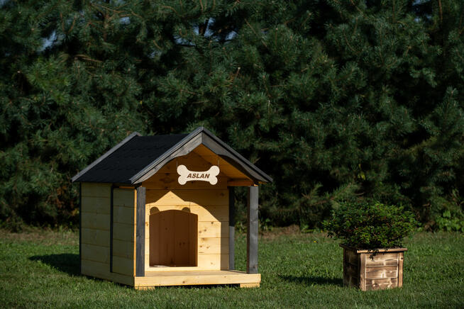 Buda z tarasem przedsionkiem ocieplana XL owczarka